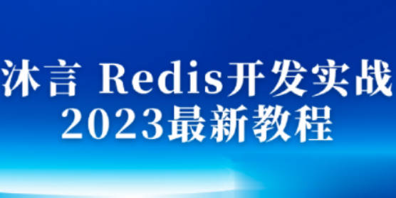 沐言 Redis开发实战 2023最新教程