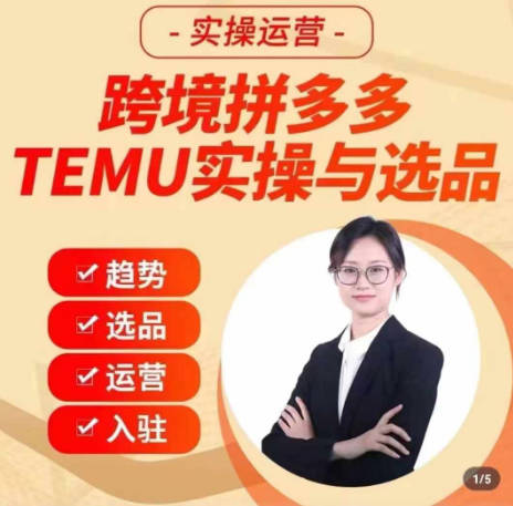 伍跃跨境拼多多TEMU实操与选品