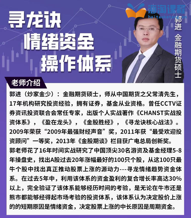 寻龙诀情绪资金操作体系