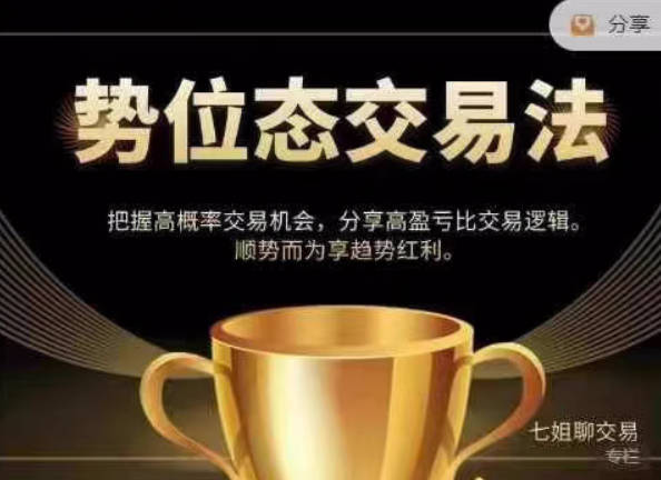 势位态交易法（短线+中线交易） 七姐职业交易系统