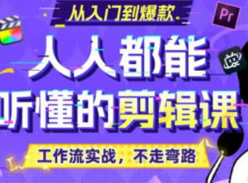 百万剪辑狮人人都能听懂的剪辑思维课2024