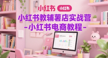 小红书教辅薯店实战营-小红书电商教程
