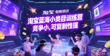 四木掘金-淘宝蓝海小类目训练营， 竞争小，可复制性强