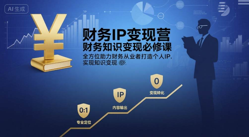 有有老师财务IP变现营，财务知识变现必修课，全方位助力财务从业者打造个人IP，实现知识变现