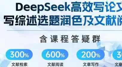 陈老师-DeepSeek论文写作专项，高质量写论文写综述AI选题润色