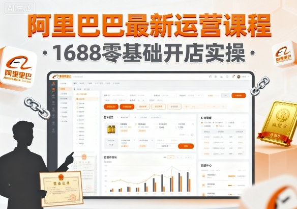 基鹿网-阿里巴巴最新运营课程，1688零基础开店实操