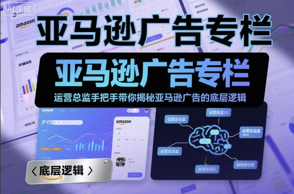 亚马逊广告专栏：运营总监手把手带你揭秘亚马逊广告的底层逻辑