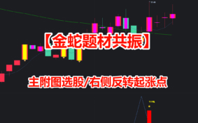 【金蛇题材共振】主附图选股/右侧反转起涨点手机电脑通用无未来函数