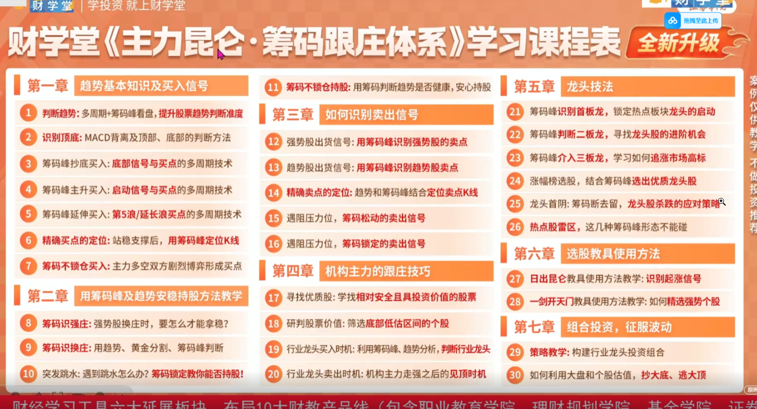 2025倪仁勇《主力昆仑.筹码跟庄》高阶新课 一剑开天门