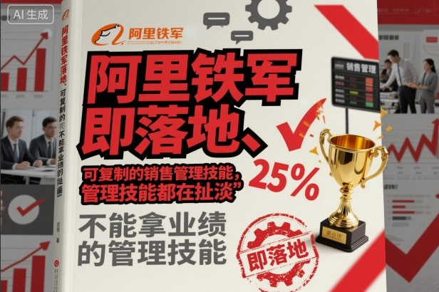 阿里铁军即落地、可复制的销售管理技能，不能拿业绩的管理技能都在扯淡