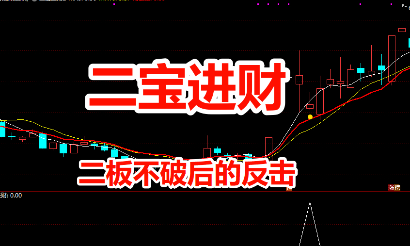 25年成功率90%的【二宝进财】二板后不破的反击