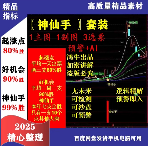 量化炒股股票通达神仙手起涨点 好机会 指标公式套装预警选股用