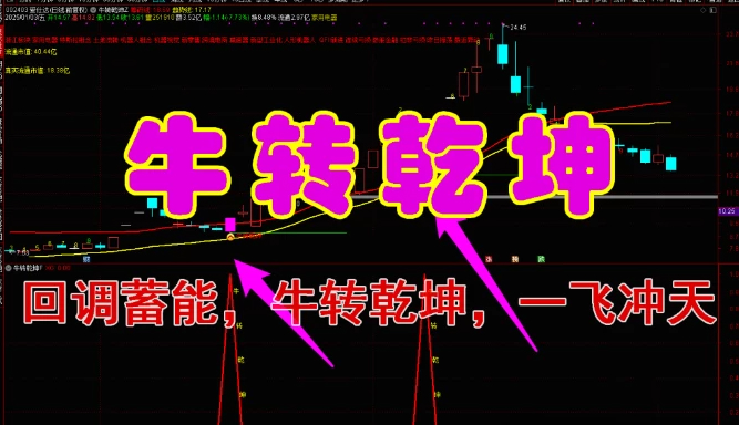 【牛转乾坤】回调蓄能，牛转乾坤，一飞冲天（源码，无未来，无限时，手机可用）