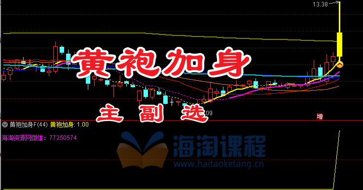 通达信【黄袍加身】套装指标公式一根黄K线快速盈利策略