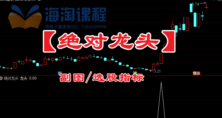 精品【绝对龙头】副图/选股指标，精品，出票少！一路上涨不回头 5000多今日仅一个入选！