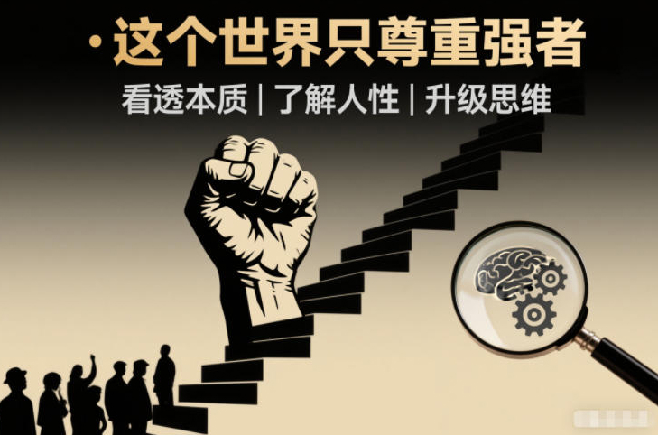 开悟1.0：这个世界只尊重强者，看透本质-了解人性-升级思维