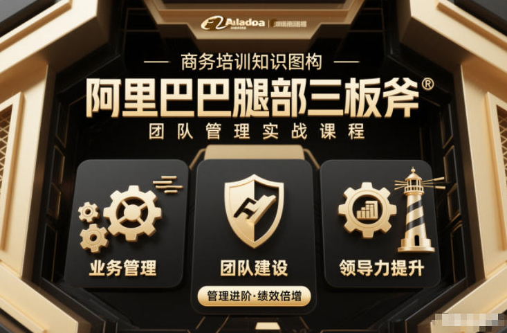 团队管理必学课程系列，阿里巴巴“腿部三板斧”