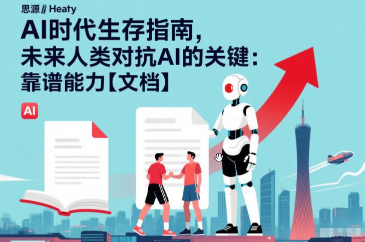 AI时代生存指南，未来人类对抗AI的关键：靠谱能力【文档】