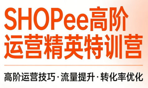 梦凡老师·Shopee虾皮高阶运营课程