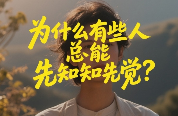 付费文章：为什么有些人总能先知先觉？