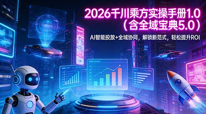 2026 千川乘方实操手册 1.0(含全域宝典 5.0