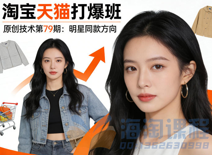 叮当会《淘宝天猫打爆班》原创技术第79期：明星同款方向