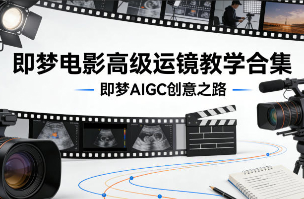即梦电影高级运镜教学合集，即梦AIGC创意之路