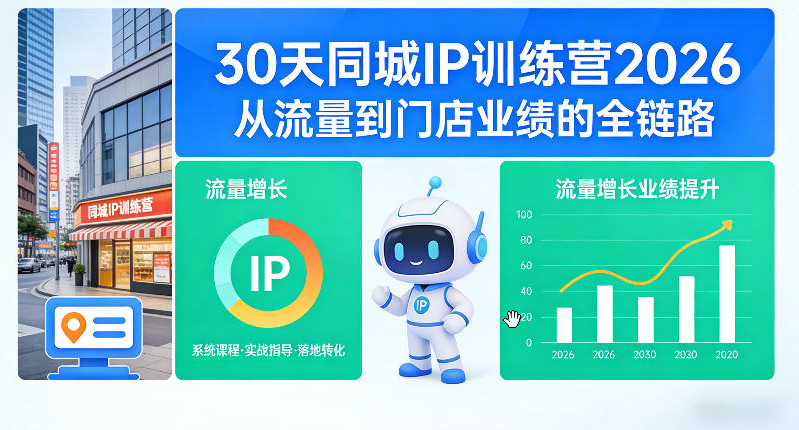 30天同城IP训练营2026年，从流量到门店业绩的全链路