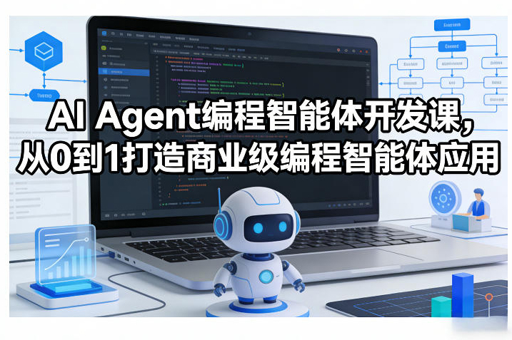 AI Agent编程智能体开发课，从0到1打造商业级编程智能体应用