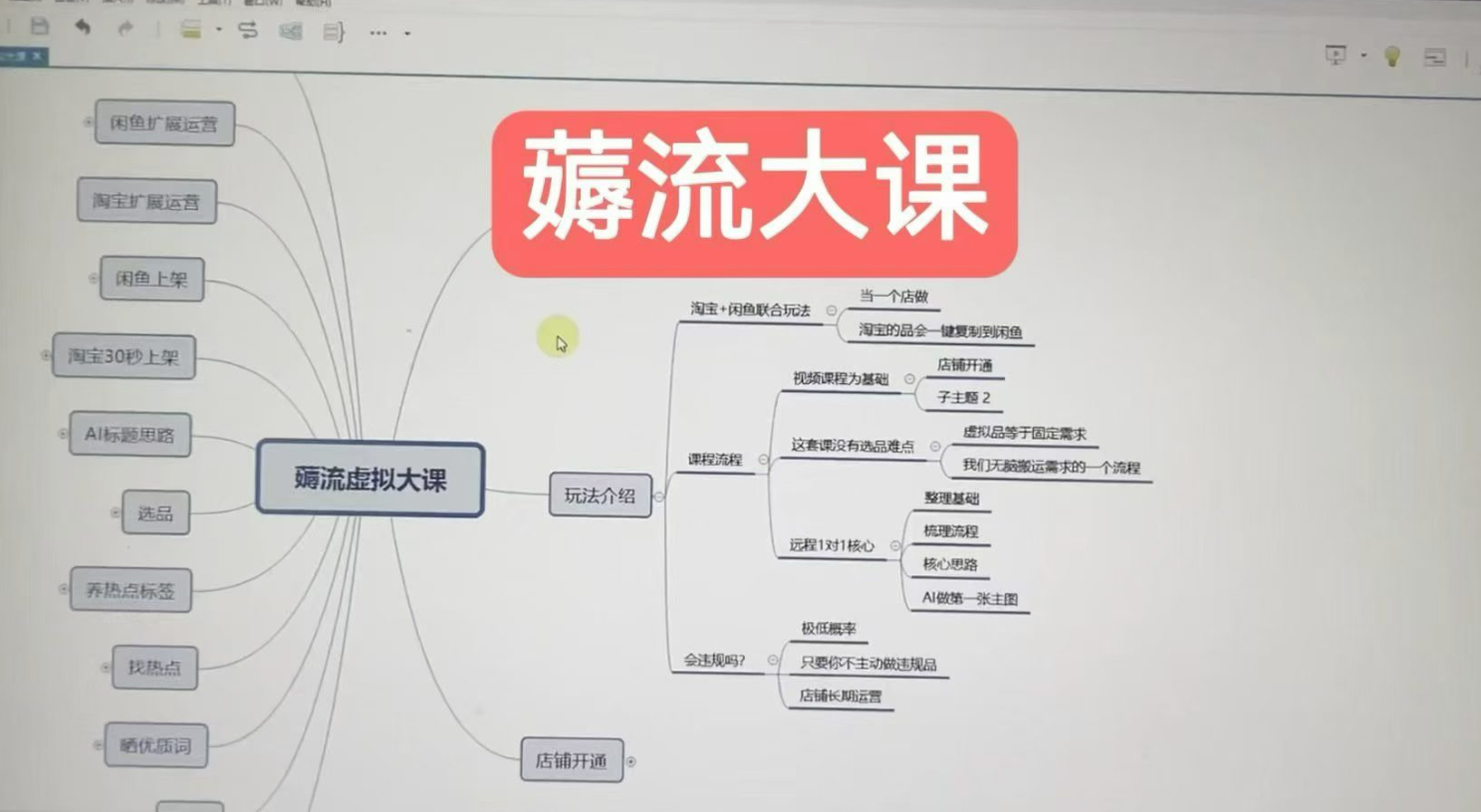 绅白虚拟薅流大课