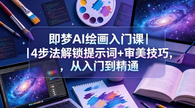 即梦AI绘画入门课｜4步法解锁提示词+审美技巧，从入门到精通