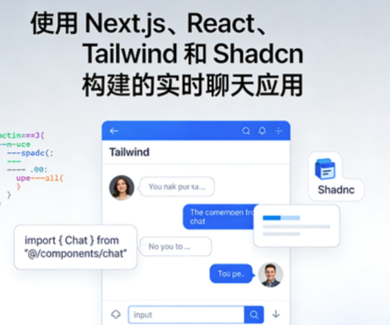 使用 Next.js、React、Tailwind 和 Shadcn 构建的实时聊天应用