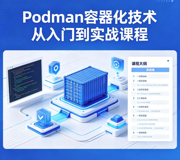 Podman容器化技术从入门到实战课程