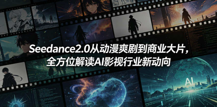 Seedance2.0从动漫爽剧到商业大片，全方位解读AI影视行业新动向