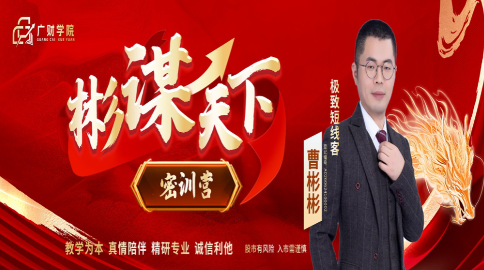 极致短线客曹彬彬线下课-彬谋天下密训营视频+学习资料+版面指标