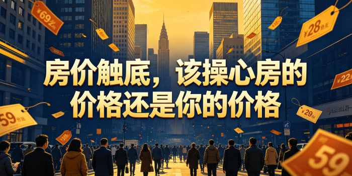 付费文章：房价触底，该操心房的价格还是你的价格