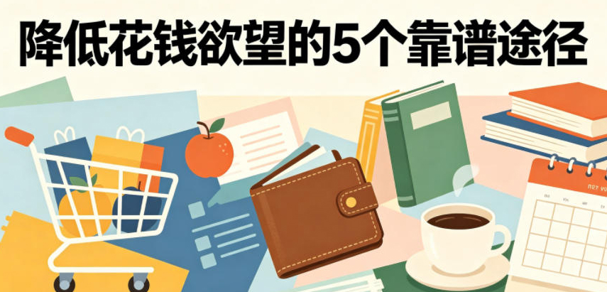 付费文章：降低花钱欲望的5个靠谱途径