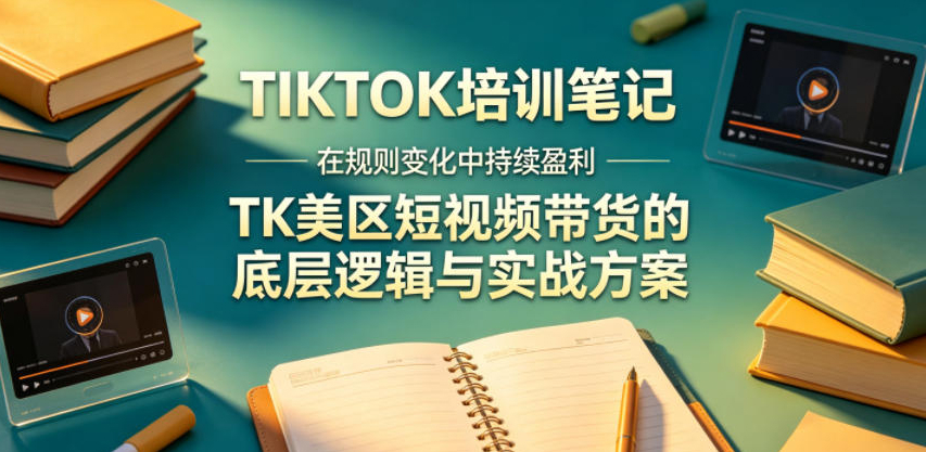视界跨境TIKTOK4月17培训笔记，在规则变化中持续盈利，TK美区短视频带货的底层逻辑与实战方案【文档】