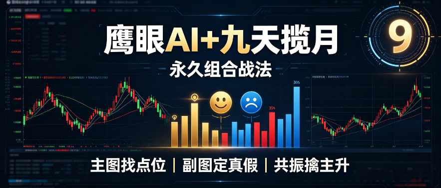 《鹰眼 AI 永久版 + 九天揽月永久版》通达信双指标完整分析与实战用法