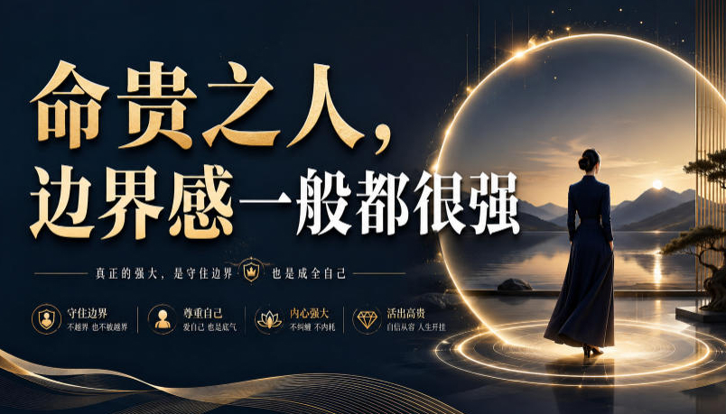 付费文章：命贵之人，边界感一般都很强