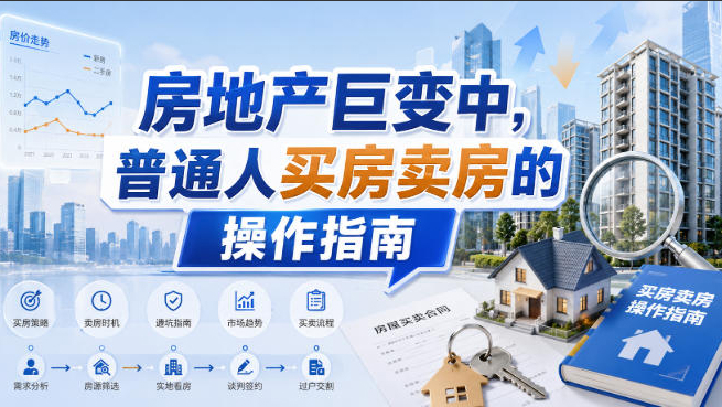 付费文章：房地产巨变中，普通人买房卖房的操作指南【上篇+下篇】
