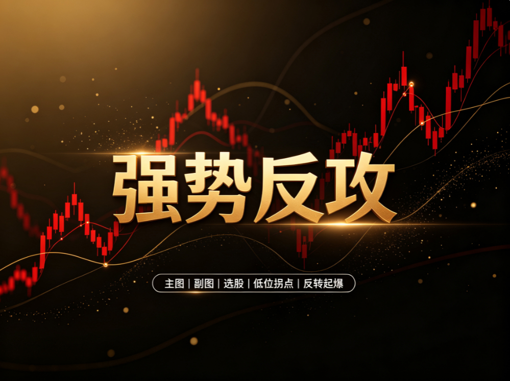 〖强势反攻〗副图/选股 捕捉股价在相对低位区间，经过趋势反转后出现的强势反攻信号