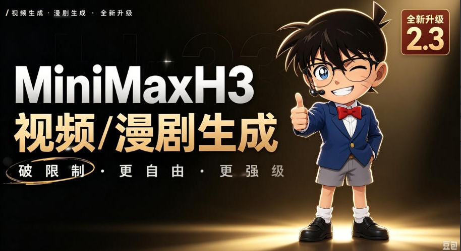 【MiniMaxH3一键懒人整合包】AI视频/漫剧生成工具，支持30_40_50显卡，ComfyUI整合包安装部署！最低8g显存也能跑！