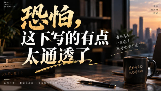 灏泽叔最新付费文章：恐怕，这下写的有点太通透了