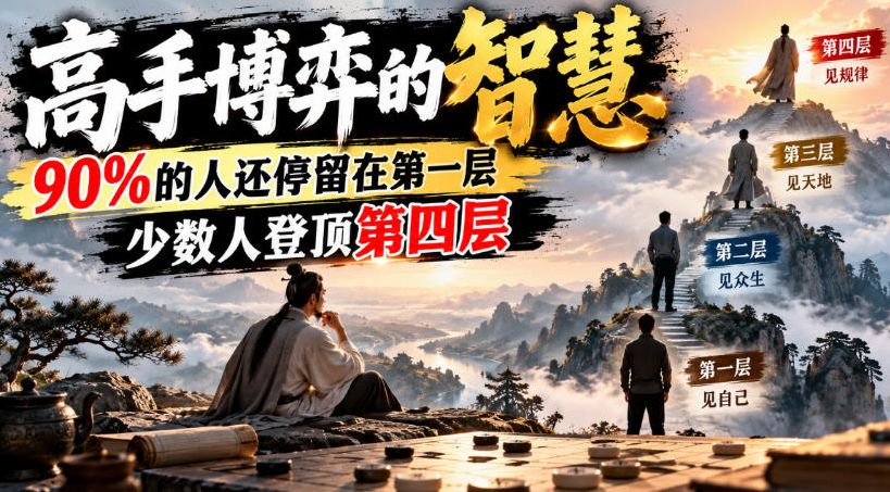 付费文章：高手博弈的智慧，90%的人还停留在第一层，少数人登顶第四层