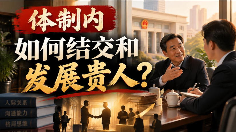 某公众号付费文章：体制内，如何结交和发展贵人