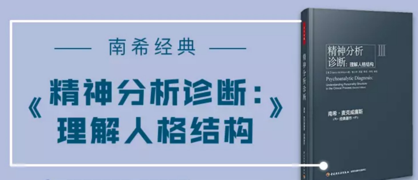 南希经典《精神分析诊断：理解人格结构》动力学咨询师讲读 14讲