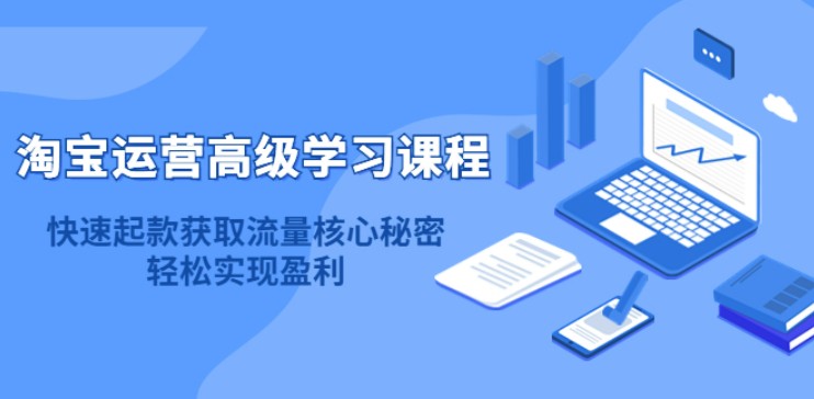 淘宝运营高级学习课程，快速起款获取流量核心秘密轻松实现盈利